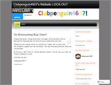Tablet Screenshot of clubpenguin46072.wordpress.com