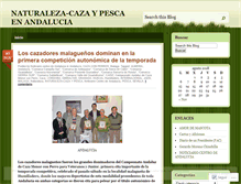 Tablet Screenshot of naturalezacazaypesca.wordpress.com