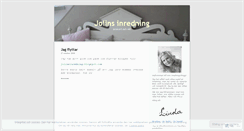 Desktop Screenshot of jolinsinredning.wordpress.com