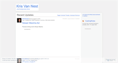 Desktop Screenshot of krisvannest.wordpress.com