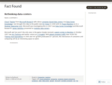 Tablet Screenshot of factfound.wordpress.com