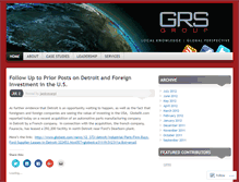 Tablet Screenshot of grsgroup.wordpress.com