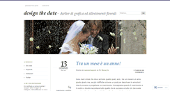 Desktop Screenshot of designthedate.wordpress.com