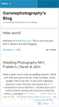 Mobile Screenshot of garonephotography.wordpress.com