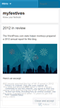 Mobile Screenshot of myfestives.wordpress.com