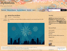 Tablet Screenshot of myfestives.wordpress.com