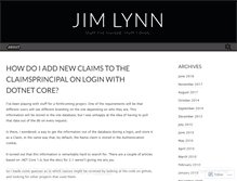 Tablet Screenshot of jimlynn.wordpress.com