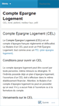 Mobile Screenshot of compteepargnelogement.wordpress.com