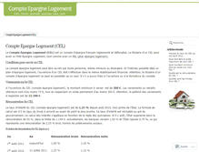 Tablet Screenshot of compteepargnelogement.wordpress.com