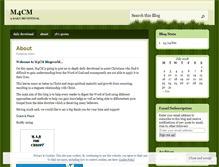 Tablet Screenshot of m4cm.wordpress.com