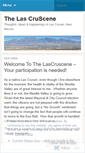 Mobile Screenshot of lascruscene.wordpress.com