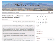 Tablet Screenshot of lascruscene.wordpress.com