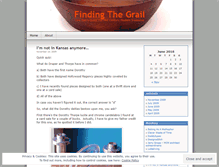 Tablet Screenshot of findingthegrail.wordpress.com