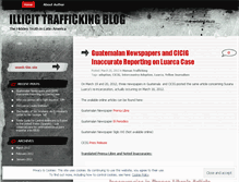 Tablet Screenshot of illicittrafficking.wordpress.com