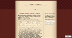Desktop Screenshot of danajenkins.wordpress.com
