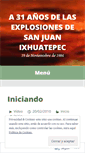 Mobile Screenshot of lucesdesanjuanico.wordpress.com