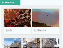 Tablet Screenshot of lilwizz.wordpress.com