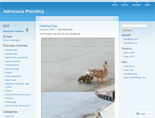 Tablet Screenshot of advocacia.wordpress.com