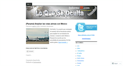 Desktop Screenshot of loqueseoculta.wordpress.com