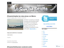 Tablet Screenshot of loqueseoculta.wordpress.com