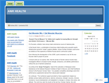 Tablet Screenshot of anrhealth.wordpress.com