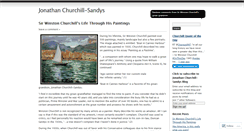 Desktop Screenshot of churchillsandys.wordpress.com