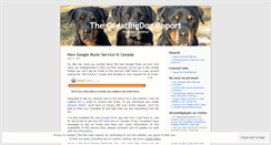 Desktop Screenshot of greatbigdog01.wordpress.com
