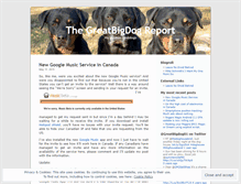 Tablet Screenshot of greatbigdog01.wordpress.com