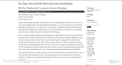 Desktop Screenshot of llzane.wordpress.com
