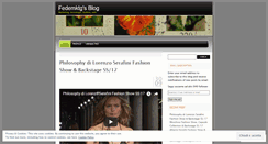 Desktop Screenshot of fedemktg.wordpress.com