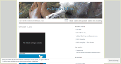 Desktop Screenshot of eskimokiss.wordpress.com