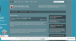Desktop Screenshot of iowasummerjam.wordpress.com