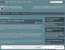 Tablet Screenshot of iowasummerjam.wordpress.com