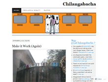 Tablet Screenshot of chilangabacha.wordpress.com