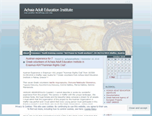 Tablet Screenshot of achaiainstitute.wordpress.com