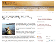 Tablet Screenshot of campusecounselor.wordpress.com