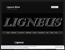 Tablet Screenshot of ligneusbikes.wordpress.com