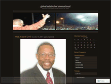 Tablet Screenshot of globalministries.wordpress.com