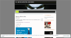 Desktop Screenshot of elmoscardonasesino.wordpress.com
