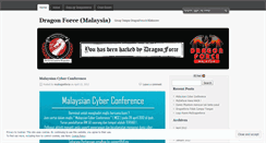 Desktop Screenshot of mydragonforce.wordpress.com