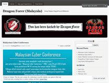 Tablet Screenshot of mydragonforce.wordpress.com