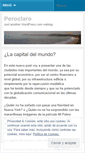 Mobile Screenshot of peroclaro.wordpress.com