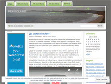 Tablet Screenshot of peroclaro.wordpress.com