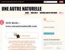 Tablet Screenshot of anothernaturelle.wordpress.com