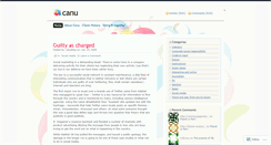 Desktop Screenshot of canublog.wordpress.com