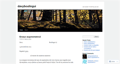 Desktop Screenshot of davyboulingui.wordpress.com