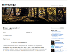 Tablet Screenshot of davyboulingui.wordpress.com
