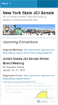 Mobile Screenshot of nysjcisenate.wordpress.com