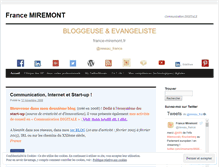Tablet Screenshot of francemiremont.wordpress.com