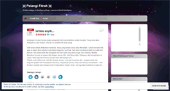 Desktop Screenshot of pelangifitrah.wordpress.com